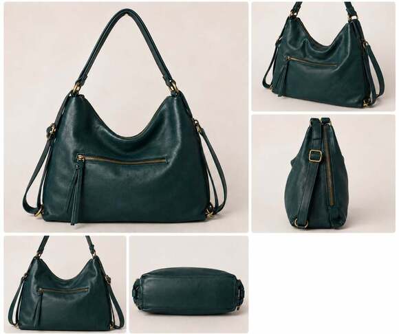 Joy Susan Drew Convertible Backpack in Teal main image 10